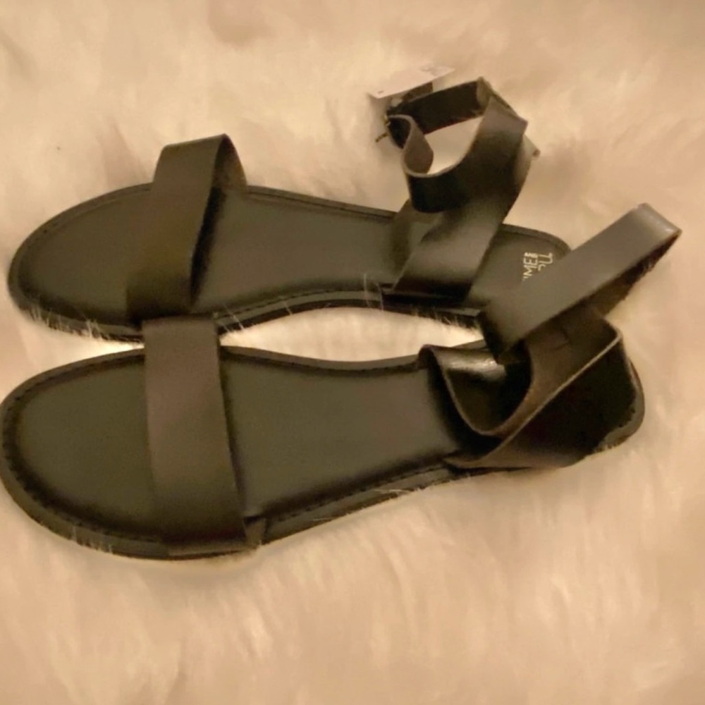 Black Strappy Sandals